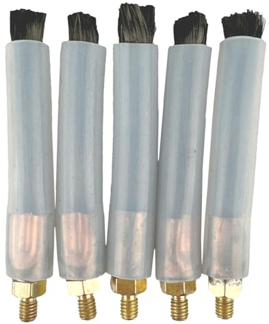 WELDINGER Kohlefaser Reinigungspinsel M6x1 Ersatzpinsel 5er-Pack