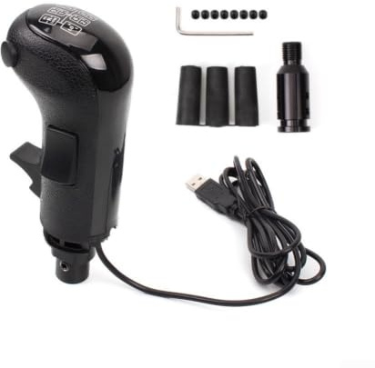 USB Simulator Shifter Knob With High Low Gear Switch For Logitech G25/G27/G29/G920/G923 And For Thrustmaster TH8A, For Euro Truck Simulator 2 And For American Truck Simulator On PC