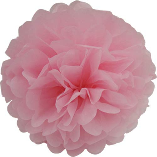 Creativery 1 Papier Pompon 12cm (Altrosa 158) // Pompoms Bommel Papier Kugel Seidenpapier Pompon Blumen