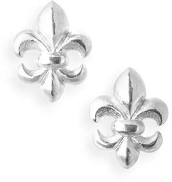 Drachenfels Lilienkönigin Ohrringe I Edle Ohrstecker aus 925 Sterling Silber I Nickelfreie Damen-Ohrringe inkl. Geschenkverpackung I In Goldschmiedequalität gefertigt I D LKO 23/AG