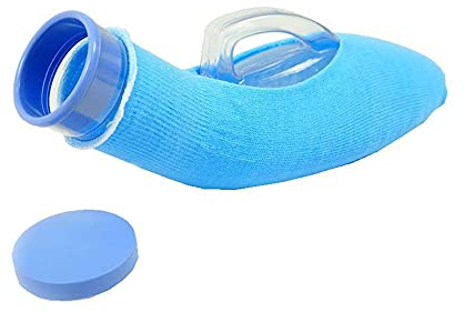 GHzzY 800ML Male Urinal - Tragbare transparente Pipiflasche für Krankenhaus, Camping, Auto & Reise - Reise-Urinal für Urinsammler mit Deckel für Männer