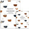 OLGS U-Heft und Impfpasshüllen Set Awesome World | Untersuchungsheft & Impfpass Hüllen, schöne Geschenkidee mit Namen und Geburtsdatum - Uhefthülle, Impfpasshülle personalisiert, Simple Pattern