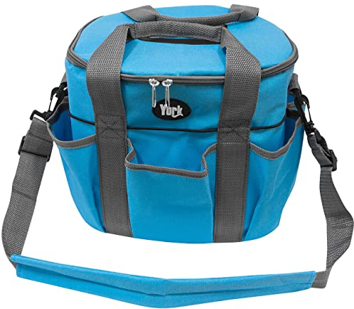 York Putztasche mit Deckel für Pferd (blau)