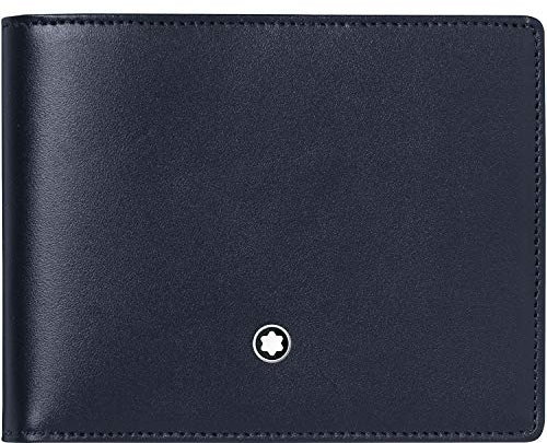 Montblanc Meisterstück Portefeuille 6 CC Bleu, Bleu, Business