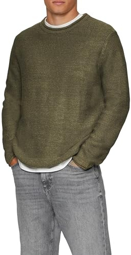 QS Strickpullover mit Rollkante