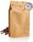 EIOFG Packaging Kraft Paper Coffee Bags with Valve(8oz/ 0.5lb, 100PCS), High Barrier Aluminum Foil Resealable Bags for Coffee Beans Storage, Heat Seal Flat Bottom Stand Up Coffee Pouches(Kraft Paper)