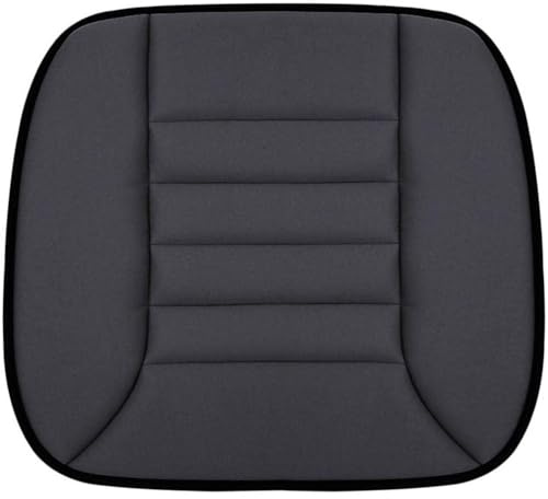 SOUTES Auto Sitzkissen für Mini Cooper 2-Doors Cooper SE Electri, Vordersitze Autositzkissen Sitzerhöhung Sitzauflagen Atmungsaktiver Komfort Sitzschoner Pad Zubehör,A/Darkgray