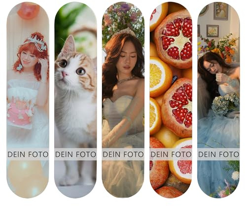 Meliyya 5PCS Magnetisches Lesezeichen mit eigenem Foto, Personalisierte Foto Magnet Lesezeichen Geschenke Retro für Buchliebhaber Leser Lehrer Freunde
