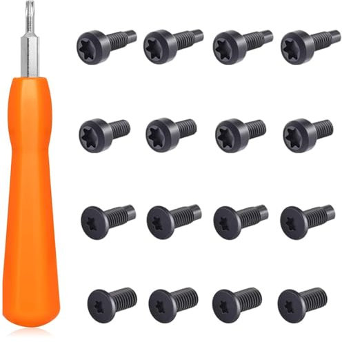 KOLZEMV Ring Türklingel Ersatz Sicherheitsschrauben und Schraubendreher Kit, feinmechaniker werkzeug set, mini schraubenzieher set, feinmechaniker schraubendreher set, torx schraubendreher set