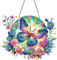 WakiHong Schmetterling Deko Türkranz Wandbehang Kits 5D DIY Diamond Painting Anhänger mit Kette für Eingang und Fenster Wand Decor