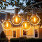 GLOBELIT 15M Lichterkette Außen - IP45 Wasserdicht mit 25+1 G40 Glühbirnen (Warmweiß), Dimmbare Gartenbeleuchtung für Terrasse, Hochzeit, Party & Balkon | Edison-Style | Steckbar (2700K, 15m(50FT))