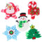 OATIPHO Weihnachtsringe Für Lustige Finger Ringe Form Von Weihnachtsmann Rentier Schneemann Und Weihnachtsbaum Perfekte Weihnachtsfeier Spielzeuge Und Mitgebsel Für