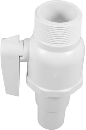 VICASKY Kugelhahn Für Poolfilter Skimmer Langlebiges Und Zuverlässiges Absperrventil Für Pool Vakuumschlauch Adapter Und Druckventil Für Poolfilter