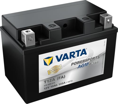 Batterie Moto VARTA Powersports AGM Active T12A (FA) - 12V 10Ah 145A