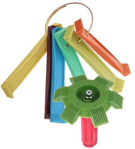 Zerodeko 2pcs Air Conditioner Fin Comb Radiator Cleaner Brush Ergonomic Tool for Cleaning of Condenser Fins and Radiators Multipurpose Design for Home and Automotive Use