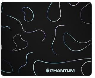 Phantum Nebula - Tapis de Souris Gaming XL 490x400 mm - Surface en Microfibre Hydrophobe Haute Performance - Base Caoutchouc Antidérapante - Soft Speed & Contrôle Précis (Dark)