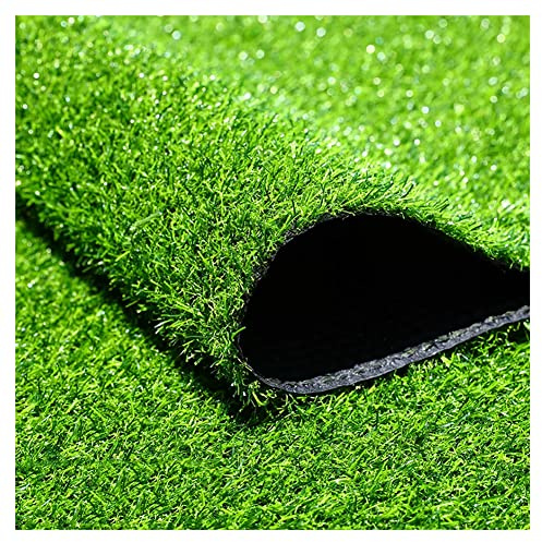 ZGHQHCDRH Kunstrasen, 13 x 16 Fuß, für drinnen und draußen, synthetischer Rasen mit 0,8 Zoll Florhöhe, für Haustiere, Gartenrasen, Landschaftsmatte (Größe: 4 x 5 m)