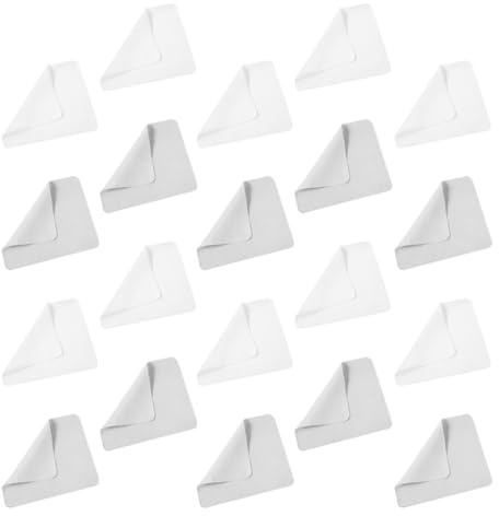 Ciieeo Lot de 20 Chiffonnettes pour Lunettes en Tissu Suédé Non Rayant, pour Essuyer Écrans de Téléphone et Tablettes en Voyage Bureau