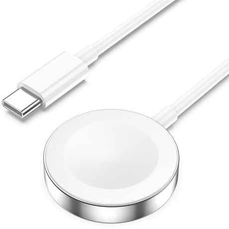 BSTOEM Cargador para Apple Watch,USB C Cable de Carga Magnética Inalámbrica | Rápida USB C Portátil Smartwatch Charger Compatible con iWatch Reloj Series/Ultra/SE/11/10/9/8/7/6/5/4/3/2/1 (1M)