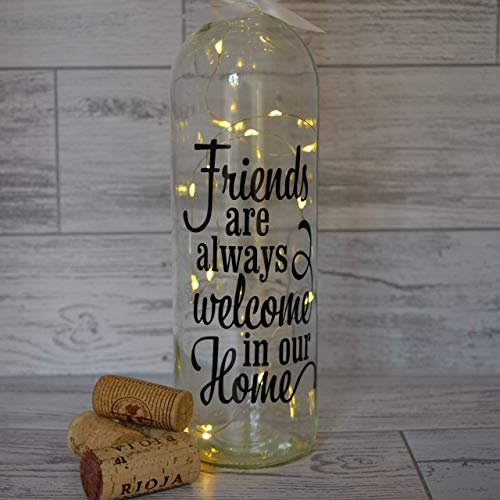 Friends Gift Light Up Decorative Wine Bottle