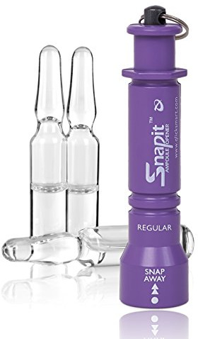 SnapIT Ouvre-ampoule pour ampoule en verre 1-15 ml (plastique, violet)