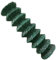 V2Aox PVC-ummantelter Maschendrahtzaun in grün, Draht Ø 2,8 mm, Maschenweite 60 x 60 mm, Viereckgeflecht, Höhe: 150 cm, Länge: 25 m