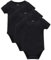 Kavkas Baby-Strampler, Kurzarm, für Neugeborene, weiche Baumwoll-Einteiler, Unterhemden, 3er Pack, 0–24 Monate, Schwarz , 68