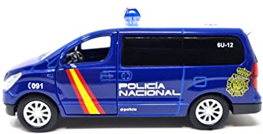 PLAYJOCS GT-8082 FURGON POLICE NATIONALE Voiture métallique Jouet pour enfants et collectionneurs.
