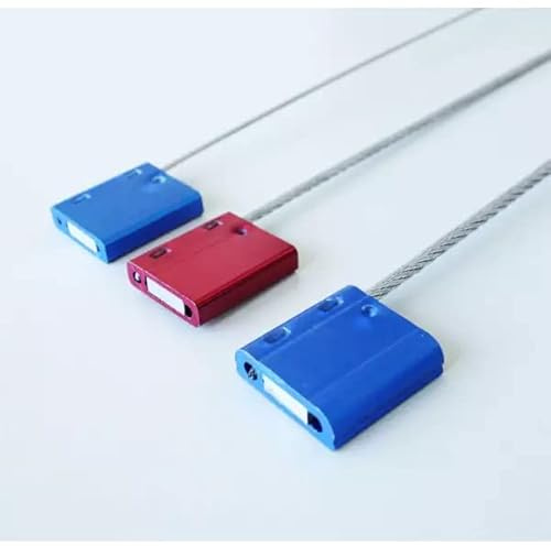 Sicherheitssiegel Einbruchschutz Stahldraht 1,5 // 2,5 / 3,5 mm mit Seriennummer (300, 3,5 mm)