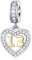 13-Jahre alte Geburtstag Charms passen Pandora Stil Armband, 18K Gold Nummer 13 Dangle, 925 Sterling Silber 13th Anniversary Herz Halskette Perlen mit Geburtssteinen, Geschenke für Baby Boy/Mädchen