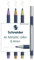 Schneider Paint-It Metallic Rollerball 050 (Strichstärke 0,4 mm, hochmetallische Tinte, schnelltrocknend, Gehäuse aus 88% biobasiertem Kunststoff) gold, silber, kupfer, violett