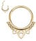 hengkaixuan Daith Ohrringe Chirurgenstahl 16G Septum Schmuck Gold Septum Ringe Septum Clicker Ring Herz Nasenring Turm Ohrringe Nahtlos Conch Piercing Schmuck Tragus Knorpel Helix Creolen 8mm