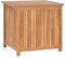 FIRBNUS Aufbewahrungstruhe 60x50x58 cm Garten Aufbewahrungsbox Auflagenbox Kissenbox Storage Boxes Fein Geschliffenes Massivholz Teak mit Wasserdichter Genähtem PE Beutel