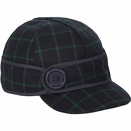 Stormy Kromer Button Up Cap - Dekorative Wollmütze mit Ohrenklappen, Kaltwetterausrüstung, warm, Oxford, 58 EU