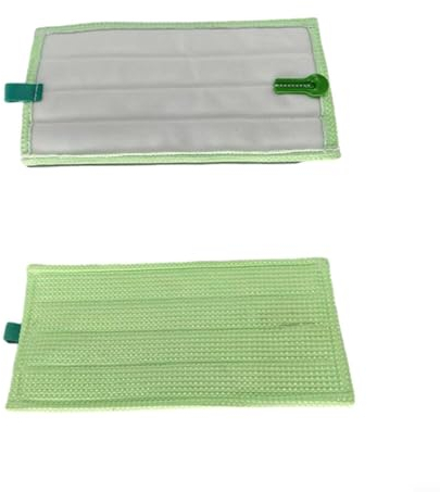 YUETTYY Ersatz-Mopp-Pads, Reinigungstuch für Vorwerk Hartboden MF600 SP600 SPB100 SP7, wiederverwendbares und waschbares Mikrofaser-Mopptuch (2)