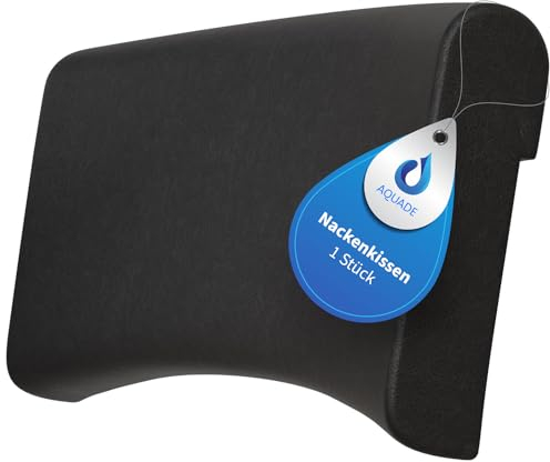 AQUADE Badewannenkissen Ruhr Nackenpolster Badewannenkissen Wannenkissen Kissen für Wanne Nackenkissen Nackenpolster Kopfstütze mit Saugnäpfen