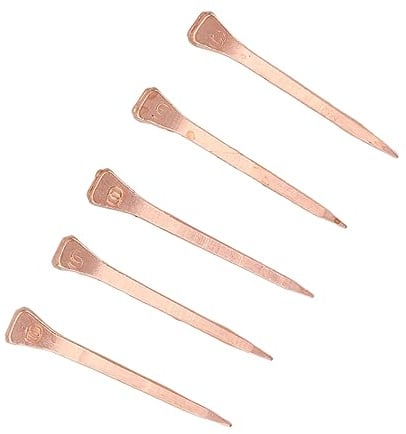 250 Pezzi Duro e ad Alta Resistenza Chiodi per Zoccoli, Placcati in Rame Chiodi per Ferro di Cavallo (51 mm)
