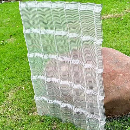 LLYLAFDC Transparente Wellplatten, 1.5mm Gewellte Dachpaneele, FRP-Wellplatte, Glasfaser-Tageslichtplatten, Wetterfest Dachpaneele, Für Das Ersetzen Auf Carport Vordach Gewächshaus,1pcs