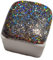 GLOWYBOX Peinture aquarelle holographique à paillettes argentées avec paillettes holographiques - 2 ml - 1/2 poêle