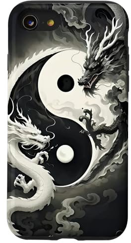 Dragon Aesthetic Yin And Yang Graphic Case for iPhone SE (2020) / 7 / 8