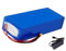 QmEna Batteria al Litio ad Alta Potenza 20S4P 72V 30Ah, Batteria per Veicoli elettrici, Bici e Moto, con Caricabatterie T Plug