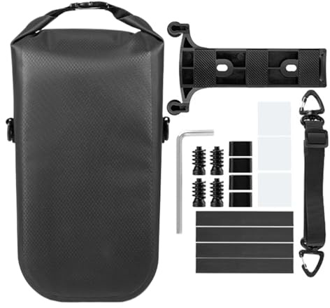 Liqzirtu Gepäckträger für Vordergabel - 5.5L Fahrradtasche Gepäckträgertasche, Wasserdichtes Fahrradtasche Gabel | Vordergabelbeutel Schnellfreisetzung wasserdichte Mountain Road Bikes Umhängetasche
