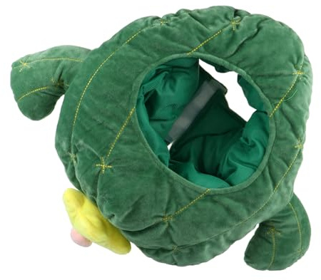 Chapeau de Fête Cactus en Tissu Vert, Coiffe Amusante pour Garçon et Filles | Anniversaire et Cosplay, Forme Cactus, Style Drôle et Créatif, Contact Doux, Confort Ajusté