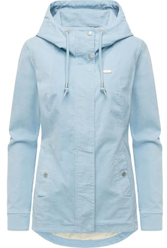Ragwear Damen Cordjacke Übergangsjacke aus Kord mit verstellbarer Kapuze Alvena Cordy YOUMODO XS-3XL