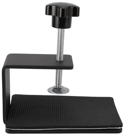 Vvikizy Universal Desk Mount Clamp for Racing Game Shifter, Arrow Storage Case Clamp for SIM Racing Shifter, Adjustable Desk Mount for Simulator, Stainless Steel Black