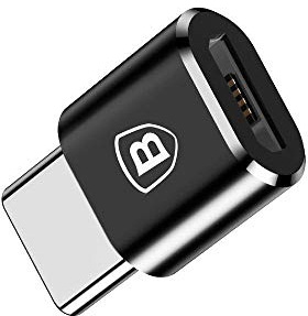 Baseus Adaptateur Micro USB vers USB Type C, Noir