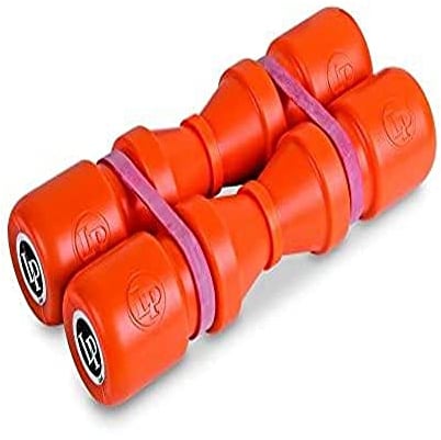 LP Latin Percussion LP441L Shaker Duoshake 6,5 (16,5 cm), 2-er Set, Kunststoff orange, laut