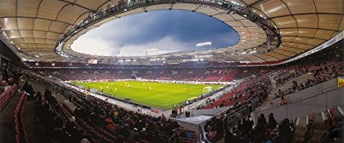 Stuttgart Stadion Panorama – Poster 240 x 100 cm – hochwertiger FineArtPrint