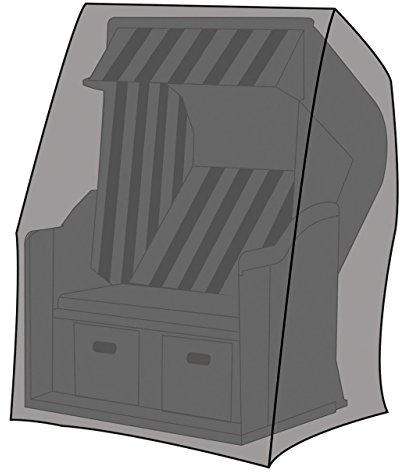 LEX Schutzhülle Deluxe für Strandkörbe, 130 x 100 x 170/134 cm, Tragetasche