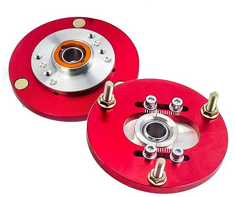 maXpeedingrods Domlager Camber Caster Plates Top Mounts für BMW 3 Series E36 325 91–98 rot